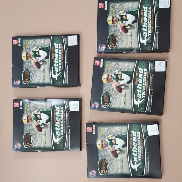 NIB 2009 NFL Fathead Tradeables - 5 Unique Images 5" X 7" Moveable Peel-N-Stick - Picture 9 of 9